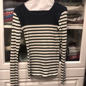Long Sleeved Ribbed Tee
